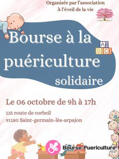 Photo de la bourse puericulture Bourse à la puériculture solidaire