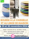 Bourse à la vaisselle et au linge de maison