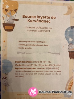 Photo de la bourse puericulture Bourse layette enfants jusqu’à 5 ans et puériculture