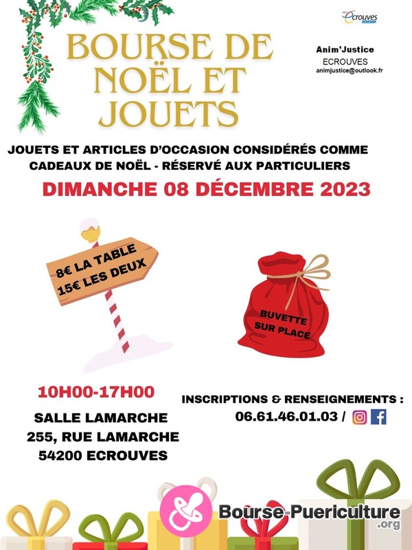 Bourse de noël et jouets