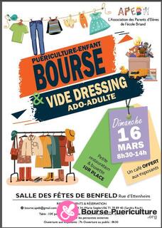 Photo de la bourse puericulture Bourse petite enfance et Vide-dressing ado-adultes