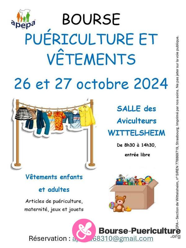 Bourse puériculture et vêtement enfant et adultes