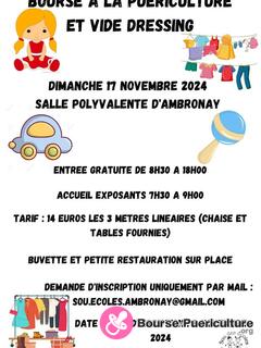 Photo de la bourse puericulture Bourse puériculture et vide dressing