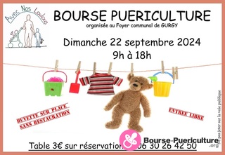 Photo de la bourse puericulture Bourse puériculture ( jeux et vêtements enfants tout âge)