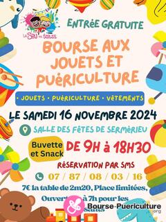 Photo de la bourse puericulture Bourse Puériculture-Jouets-Vêtements (jusqu'à 14 ans)