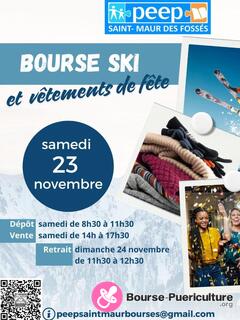 Photo de la bourse puericulture Bourse SKI et VETEMENTS DE FETE le samedi 23 novembre.