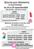 Bourse aux vêtements d'automne