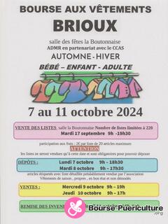 Photo de la bourse puericulture Bourse aux vêtements Automne Hiver 2024 tous ages