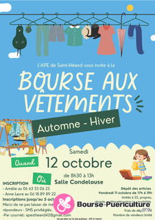 Photo de la bourse puericulture Bourse aux vêtements automne-hiver