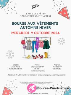 Photo de la bourse puericulture Bourse aux vêtements automne hiver