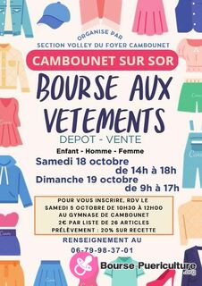 Photo de la bourse puericulture bourse aux vêtements automne hiver( dépot vente)