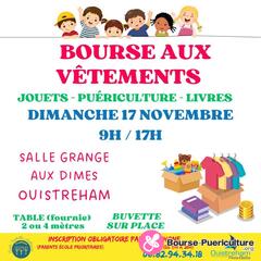 Photo de la bourse puericulture Bourse aux vêtements d'enfant,jouets, puériculture, livres..