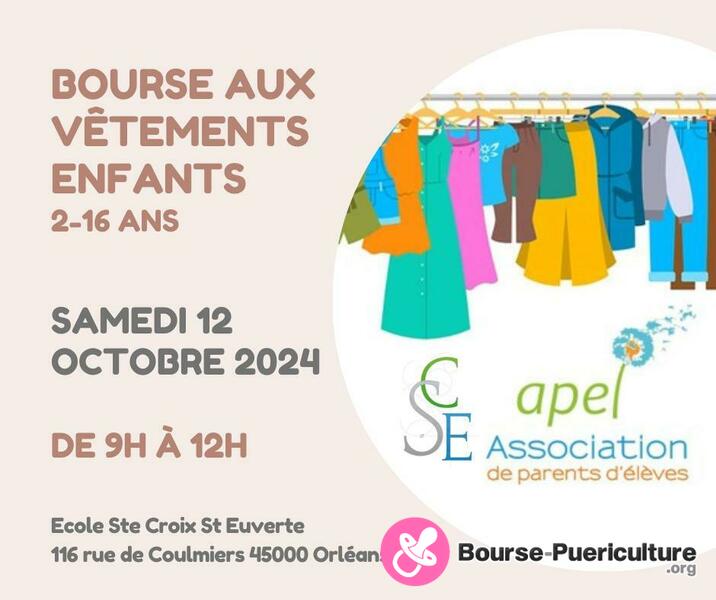 Bourse aux vêtements enfants 2 au 16 ans