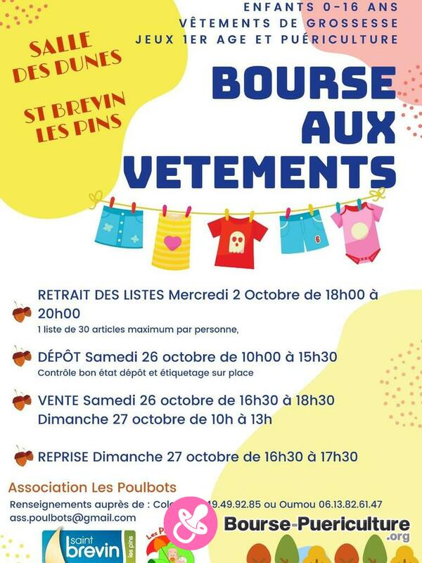 Bourse aux vêtements enfants