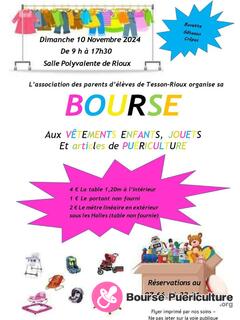 Photo de la bourse puericulture Bourse aux vêtements enfants jouets matériel de puériculture