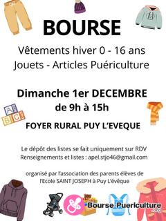 Photo de la bourse puericulture Bourse vêtements enfants, jouets, puériculture