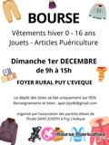 Bourse vêtements enfants, jouets, puériculture