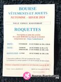 Photo Bourse vetements jouets et puericulture à Roquettes