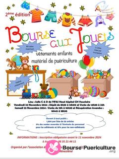 Photo de la bourse puericulture Bourse aux vêtements, jouets et puéricultures