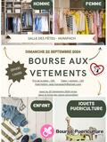 Bourse aux vêtements, jouets, puériculture