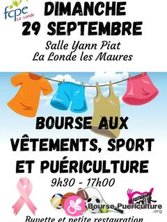 Photo de la bourse puericulture Bourse aux Vetements, Sport et Puericulture