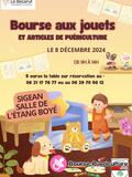 Bourses aux jouets et articles de puériculture