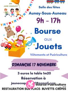 Photo de la bourse puericulture Bouses aux jouets, vêtements et objet de puériculture