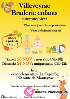 Photo de la bourse puericulture Braderie automne-hiver