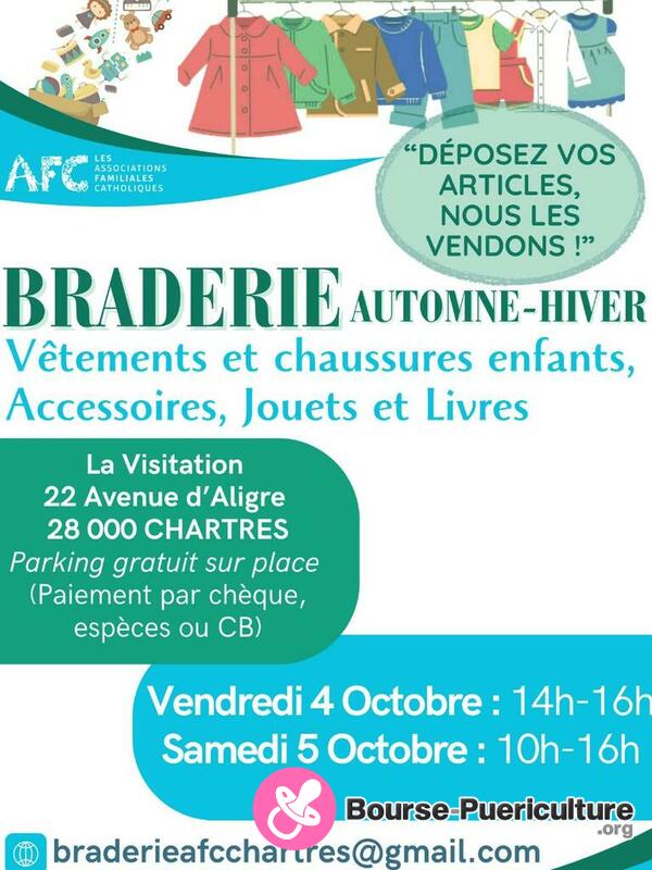 Braderie Automne Hiver, Jouets, Livres et Puériculture