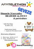 BRADERIE du JOUET puericulture telethon geveze