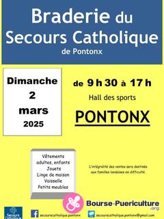 Photo de la bourse puericulture Braderie du Secours Catholique