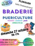 Photo braderie puériculture à Plerguer