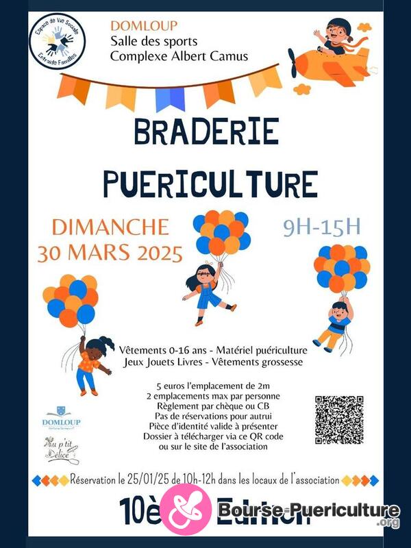 Braderie puericulture Domloup