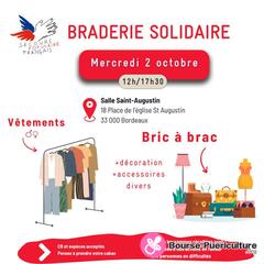 Photo de la bourse puericulture Braderie solidaire du Secours populaire