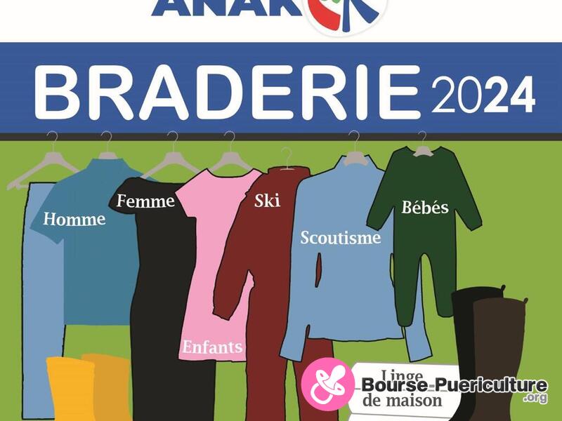 Braderie de vêtements