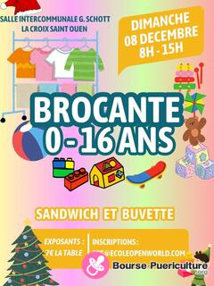 Photo de la bourse puericulture Brocante 0-16 ans