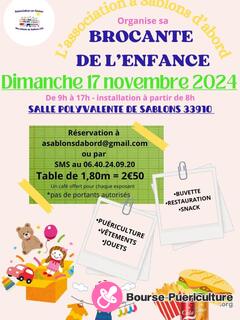 Photo de la bourse puericulture Brocante de l'enfance