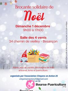 Photo de la bourse puericulture brocante de noel