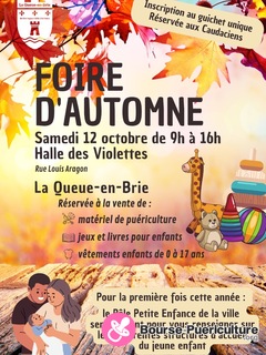 Photo de la bourse puericulture Foire d'automne