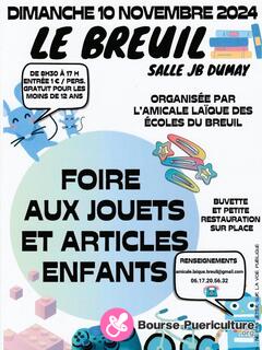 Photo de la bourse puericulture Foire aux jouets et articles enfants