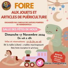 Photo de la bourse puericulture Foire aux jouets et articles de Puériculture