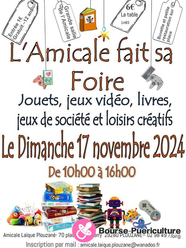 Foire aux jouets de l'amicale laïque