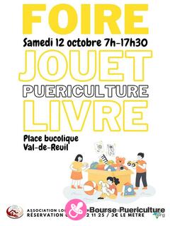 Photo de la bourse puericulture foire aux jouets,périculture,livres enfants