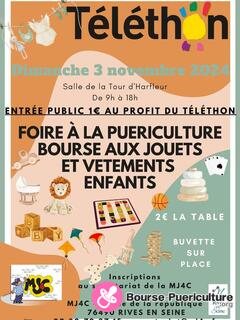 Photo de la bourse puericulture Foire à la puériculture-Bourse aux jouets-vêtements enfant