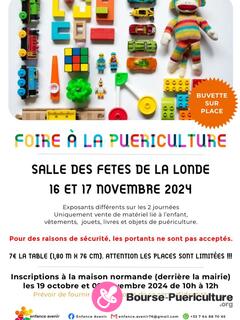 Photo de la bourse puericulture Foire à la puériculture et aux jouets