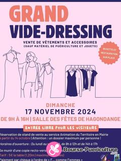 Photo de la bourse puericulture Grand vide dressing