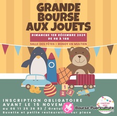 Photo de la bourse puericulture Grande bourse aux jouets