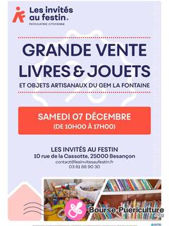 Photo de la bourse puericulture Grande vente livres et jouets