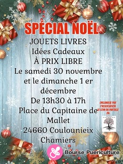 Photo de la bourse puericulture Spécial Noël