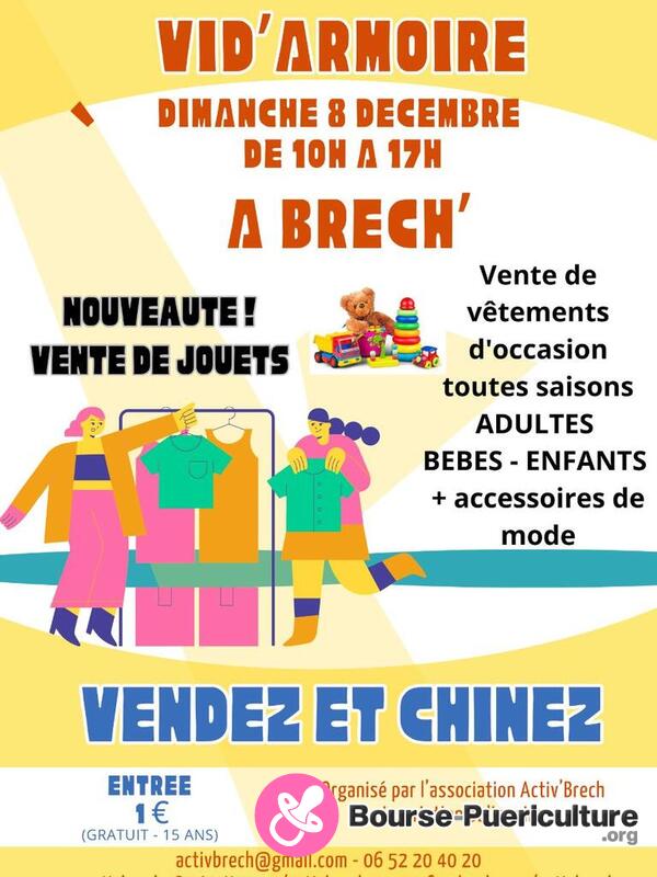 Vid Armoire et Vente de jouets